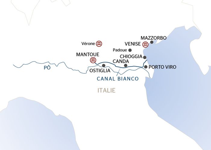 carte De Mantoue, bijou de la Renaissance, à Venise, la cité des Doges, 7 jours - MAV