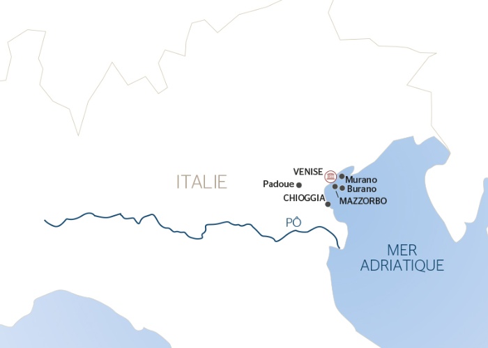 carte Les trésors de Venise (formule port/port), 5 jours - VEN_PP