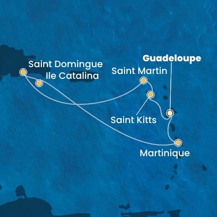 Carte de l'itinéraire