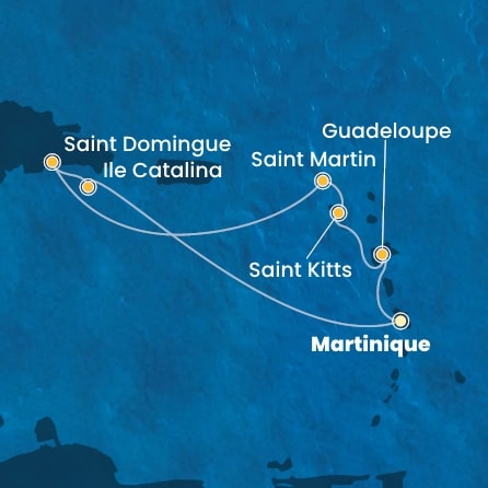 Carte de l'itinéraire