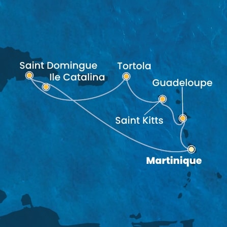Carte de l'itinéraire