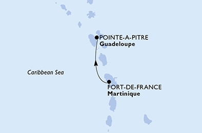 Carte de l'itinéraire