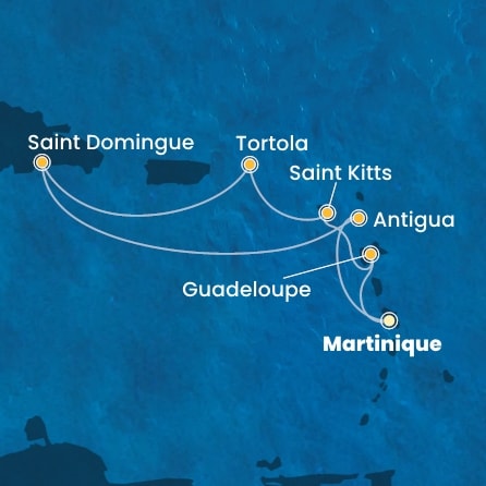 Carte de l'itinéraire