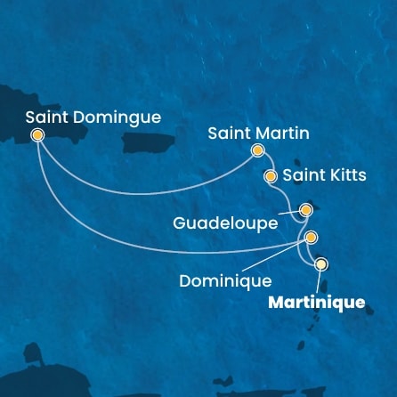 Carte de l'itinéraire