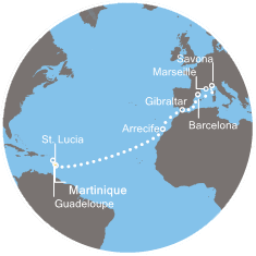Carte de l'itinéraire