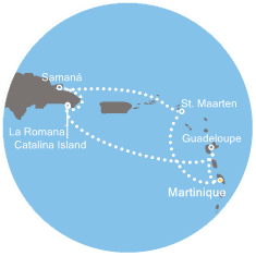 Carte de l'itinéraire