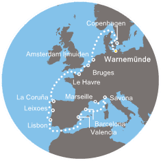 Carte de l'itinéraire