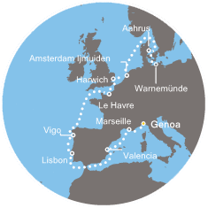 Carte de l'itinéraire