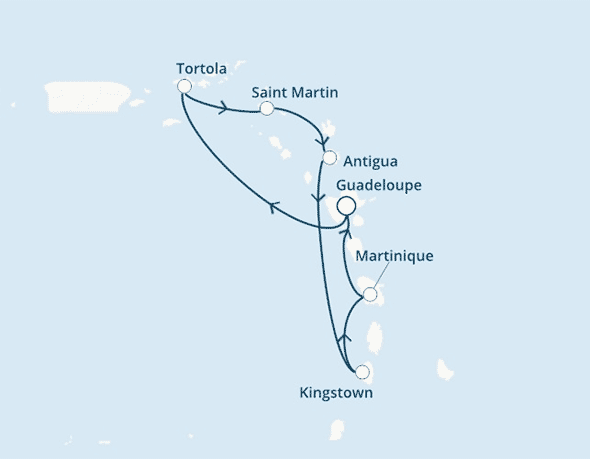 Carte de l'itinéraire
