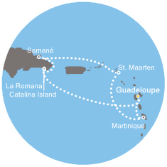 Carte de l'itinéraire