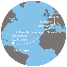 Carte de l'itinéraire