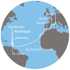 Carte de l'itinéraire