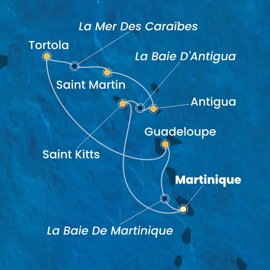 Carte de l'itinéraire