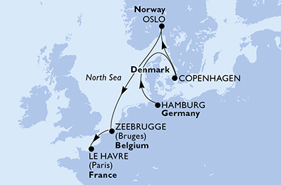 carte Transatlantiques, 7 jours