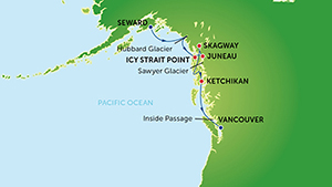 carte Alaska, 8 jours