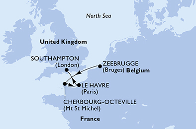  Europe du Nord, 4 jours