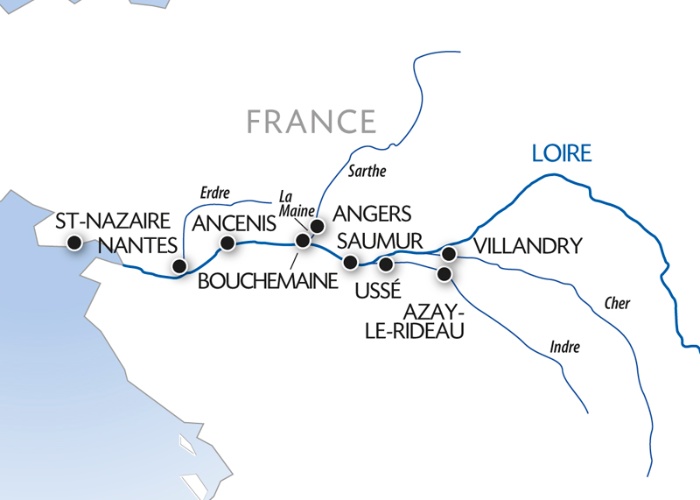 La Loire et ses châteaux, un héritage royal (formule port/port), 6 jours - NSN_PP