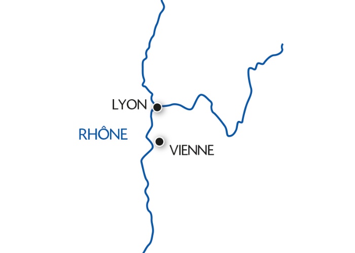 carte Week-end de fête en croisière sur le Rhône, 2 jours - THL_A80