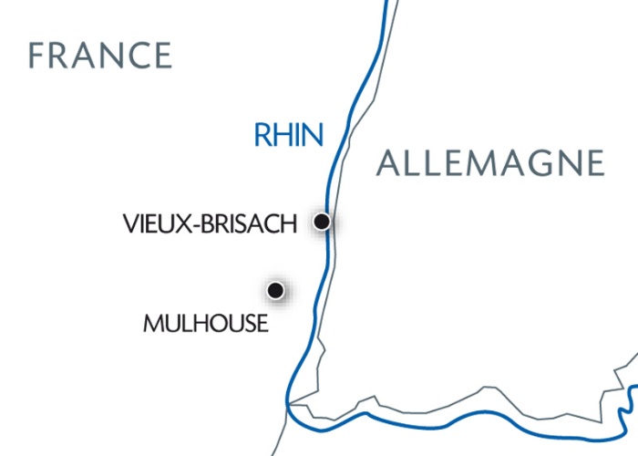 carte Week-end de fête en croisière sur le Rhin, 2 jours - TMH_A60