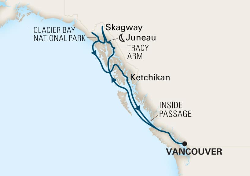 carte Alaska, 8 jours