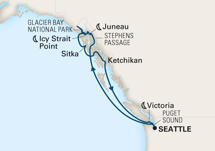 carte Alaska, 8 jours