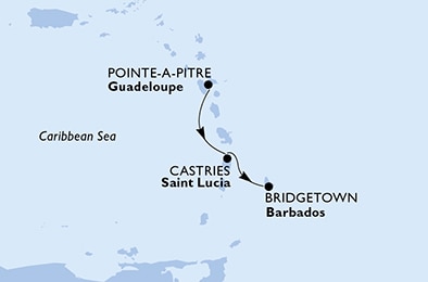  Caraïbes et Antilles, 3 jours