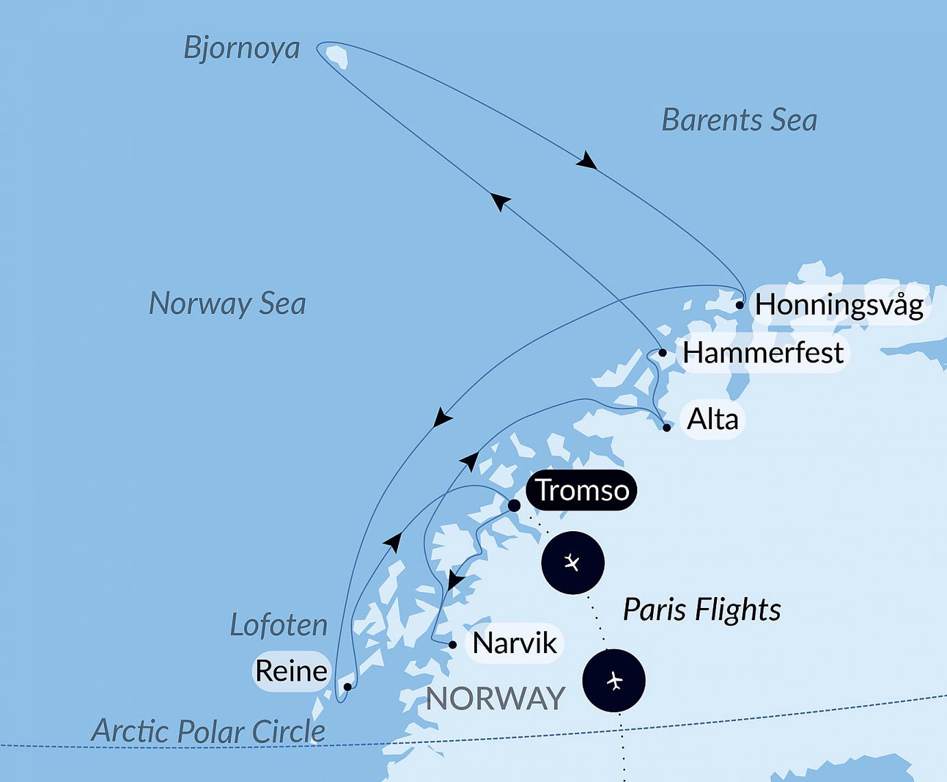 carte Découvertes et traditions nordiques, 11 jours
