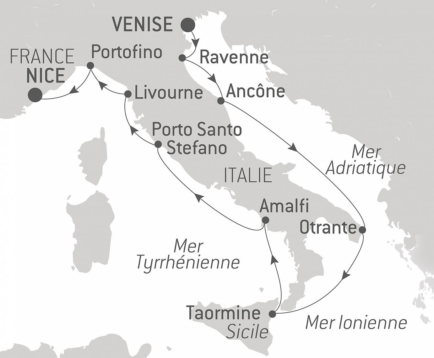 carte 5e Festival d’opéra en mer, 11 jours