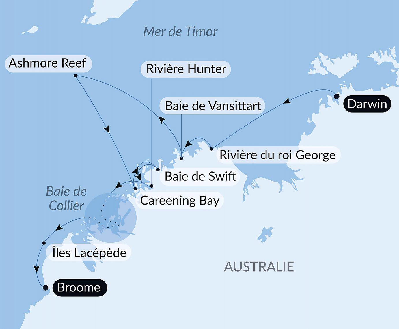 carte Le Kimberley emblématique, 11 jours