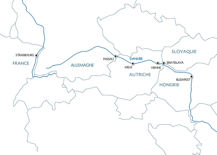 carte Le beau Danube bleu, 6 jours - BUM