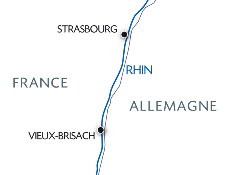 carte Noël Rhénan : le Rhin supérieur (formule port/port), 3 jours - NOY_PP