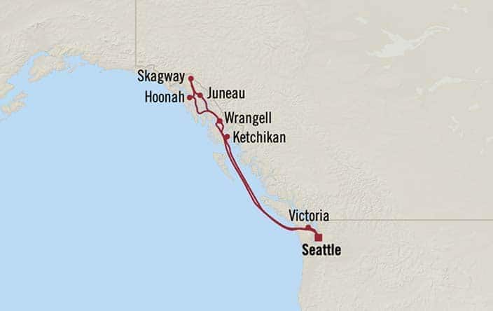 carte Alaska, 10 jours