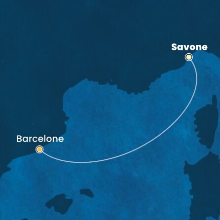 carte Méditerranée, 3 jours