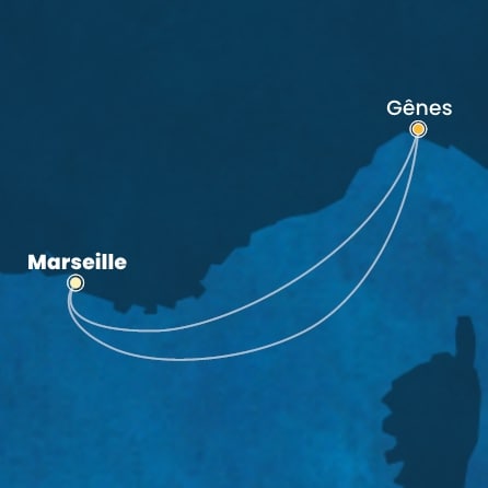 carte Méditerranée, 3 jours