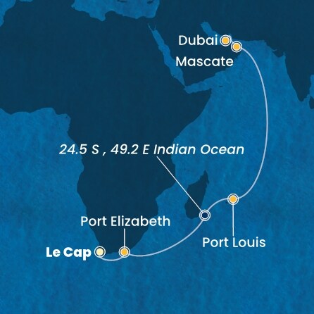 carte Transatlantiques, 18 jours