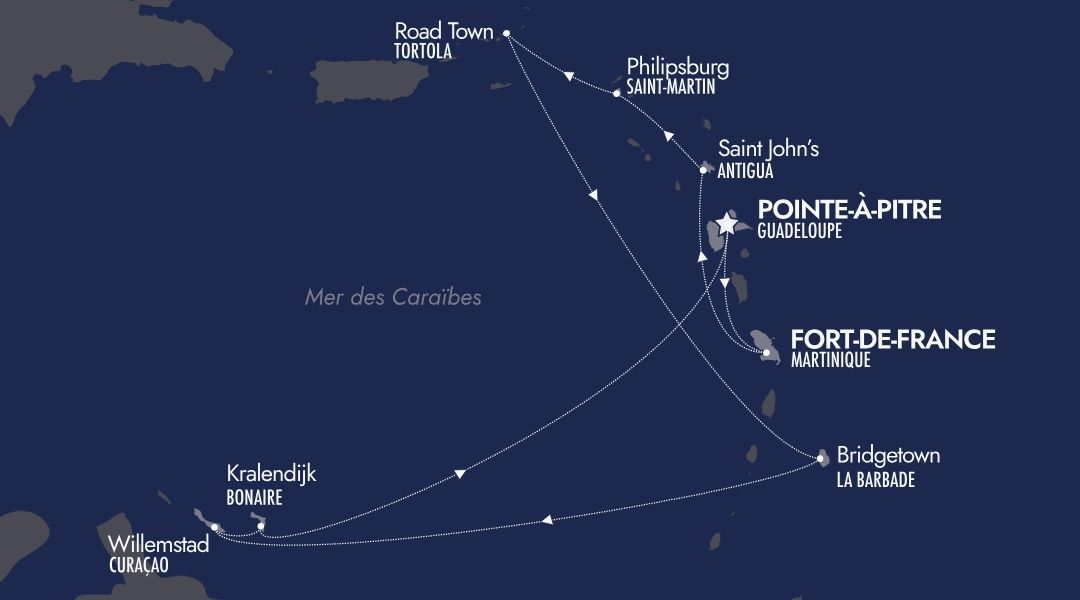 Carte de l'itinéraire