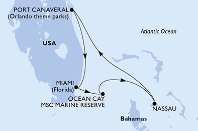 carte Caraïbes et Antilles, 5 jours
