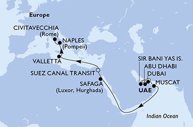carte Transatlantiques, 19 jours