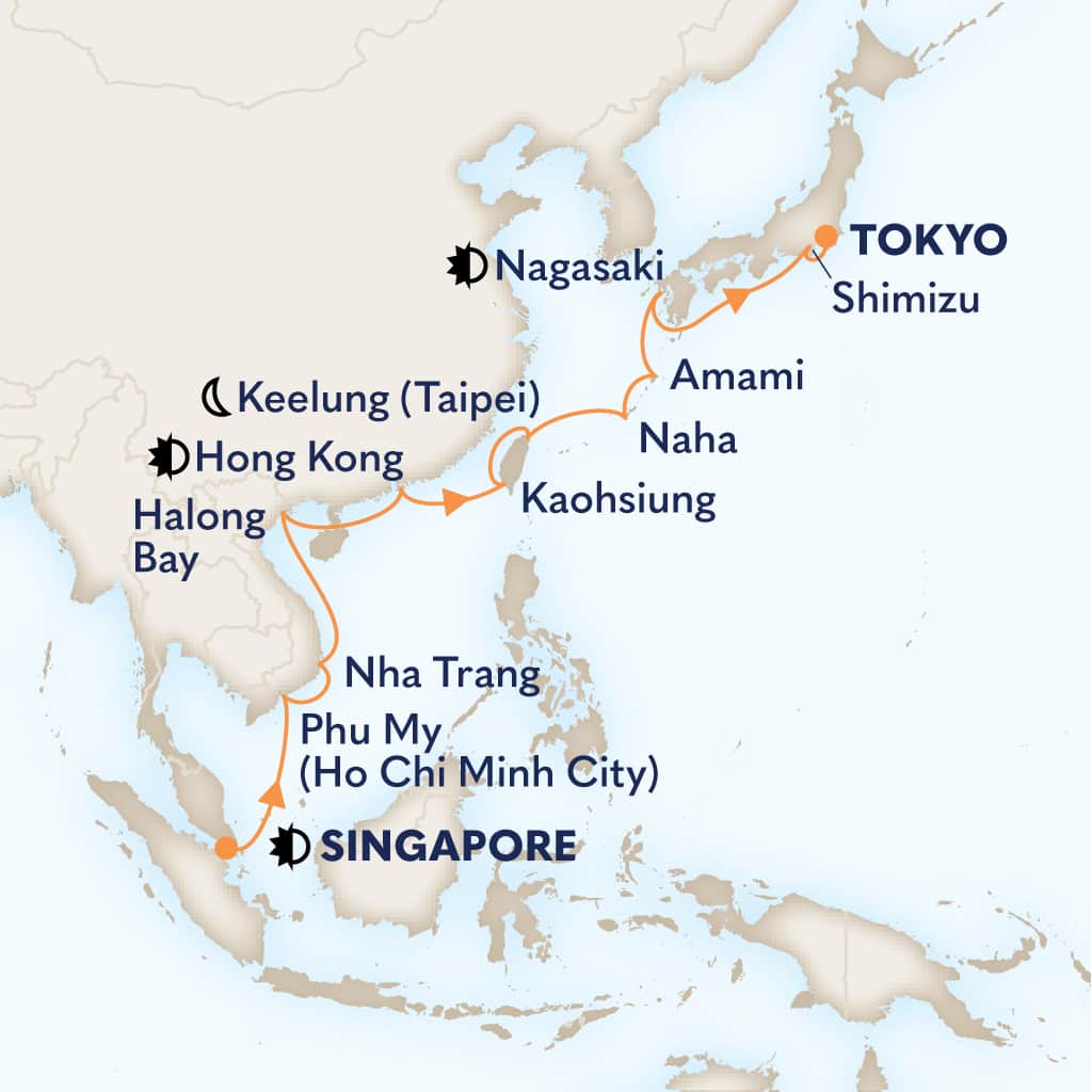 carte Tour du Monde, 22 jours