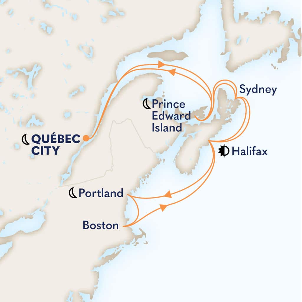 carte Canada & Etats-Unis, 15 jours