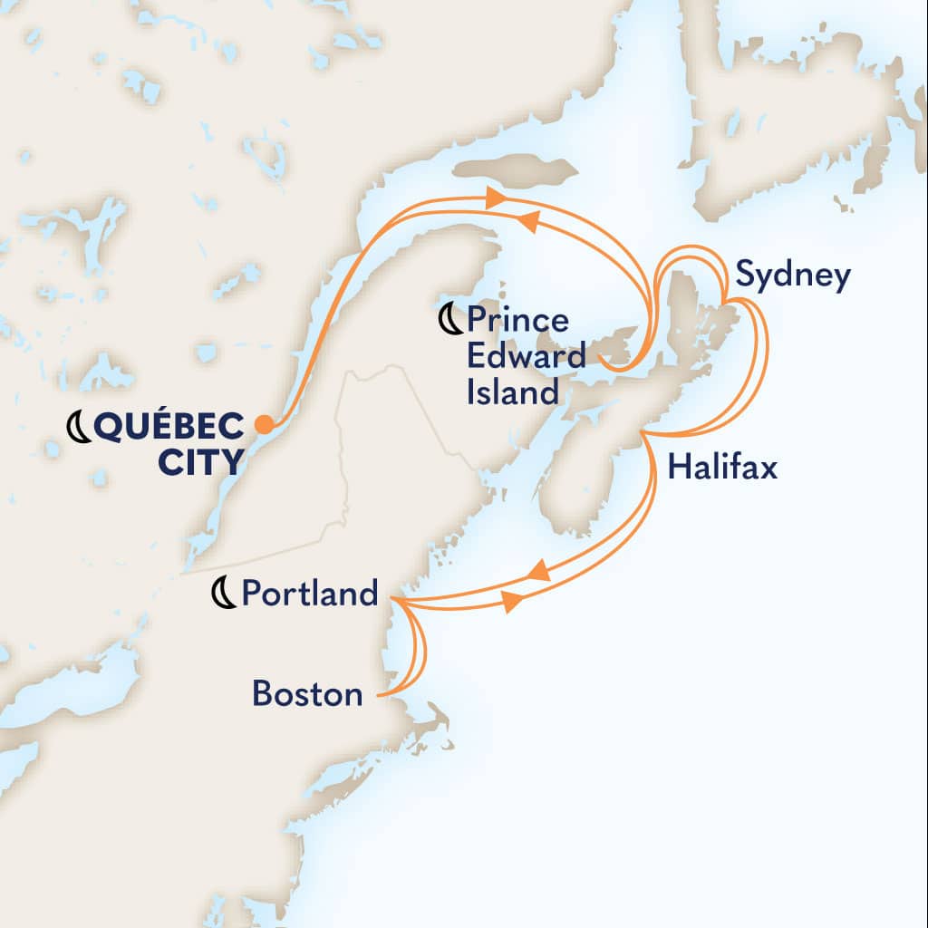 carte Canada & Etats-Unis, 15 jours