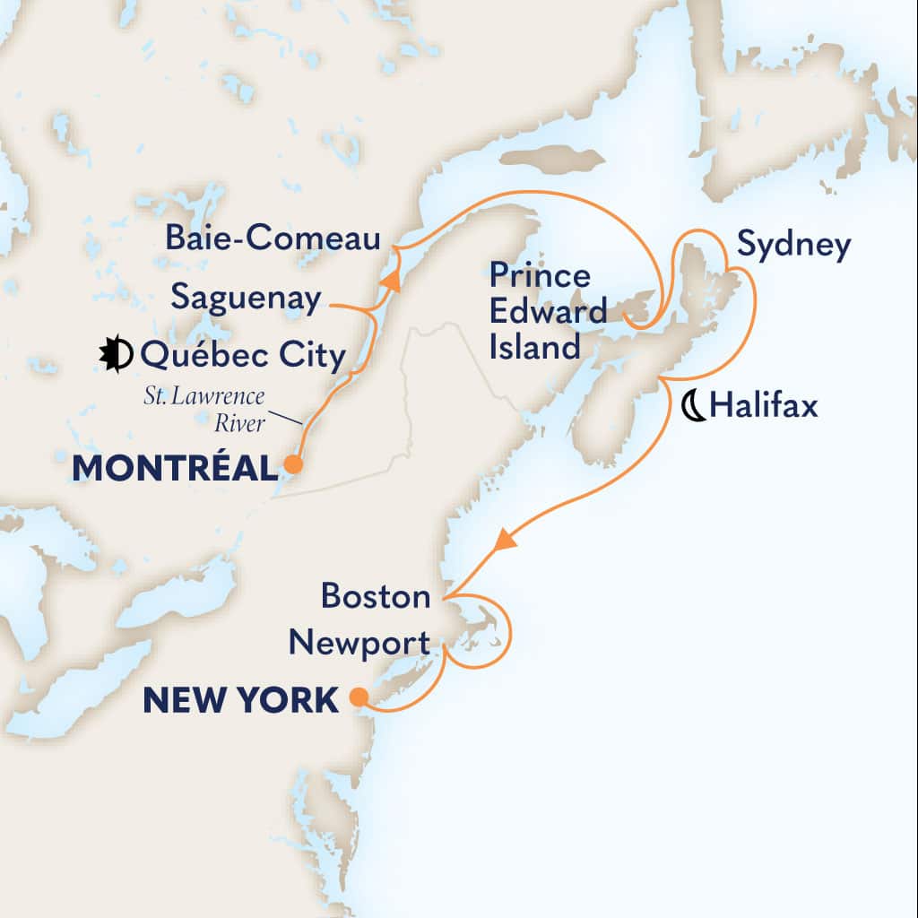 carte Canada & Etats-Unis, 13 jours