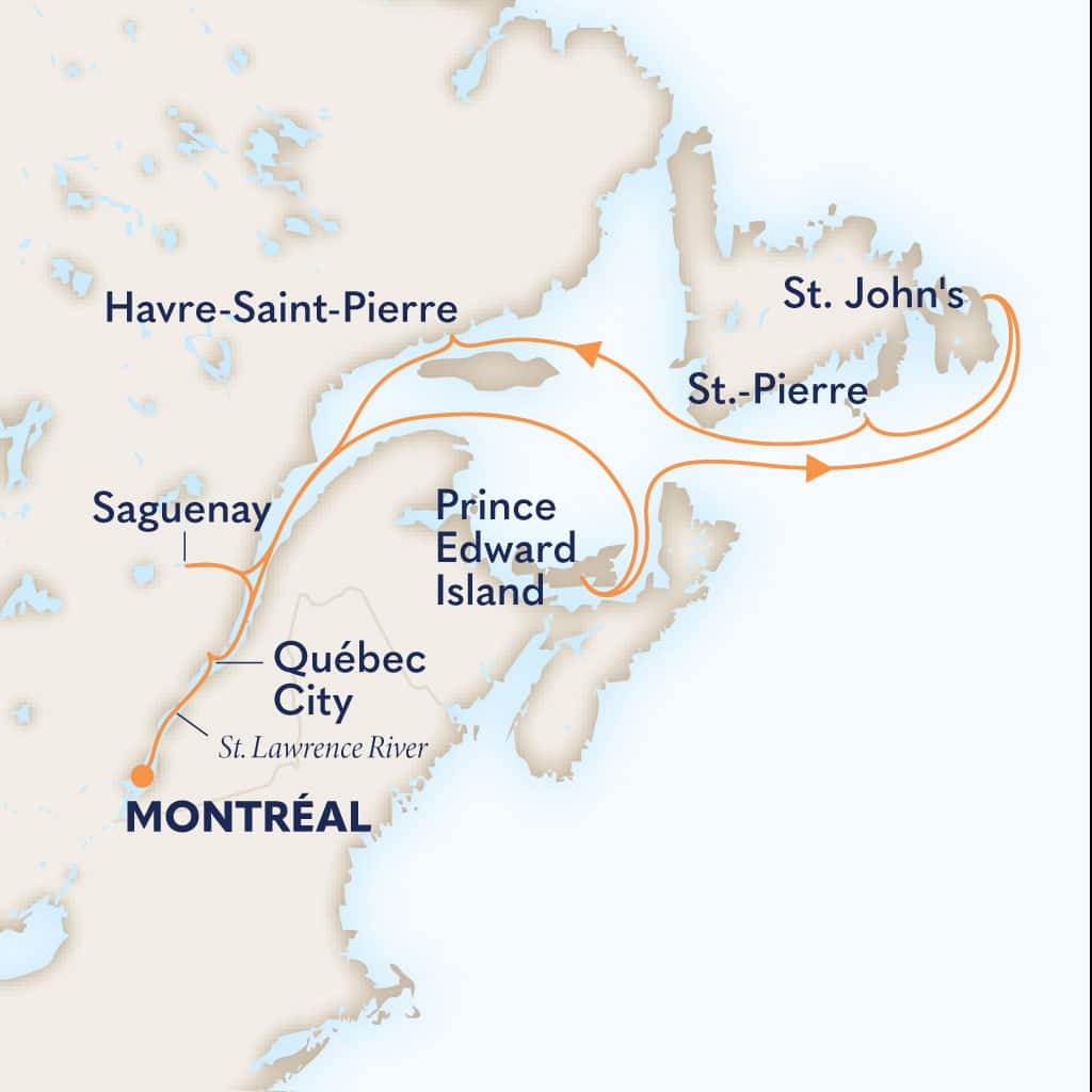carte Canada & Saint-Pierre-et-Miquelon, 12 jours