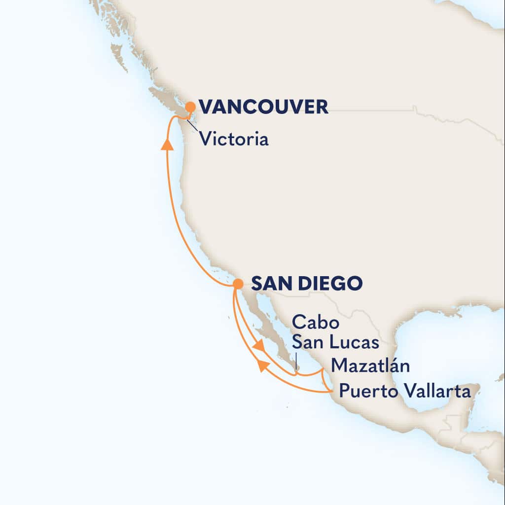 carte Etats-Unis & Mexique & Canada, 12 jours