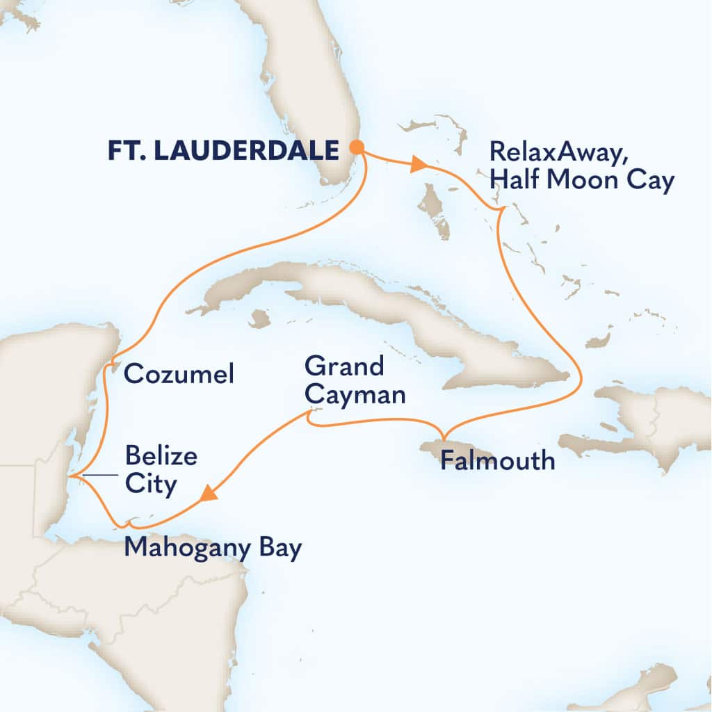 carte Etats-Unis & Bahamas & Jamaïque & Caimans & Honduras, 11 jours