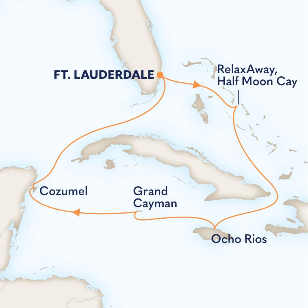 carte Etats-Unis & Bahamas & Jamaïque & Caimans & Mexique, 8 jours