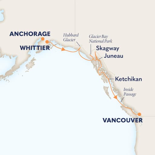 carte Alaska, 8 jours