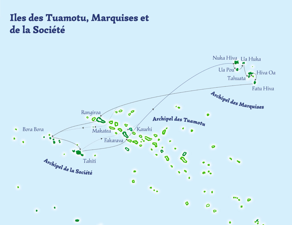 carte *À la découverte des Marquises - 2025
