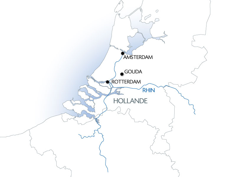 carte La Hollande authentique (formule port/port), 5 jours - AWA_PP