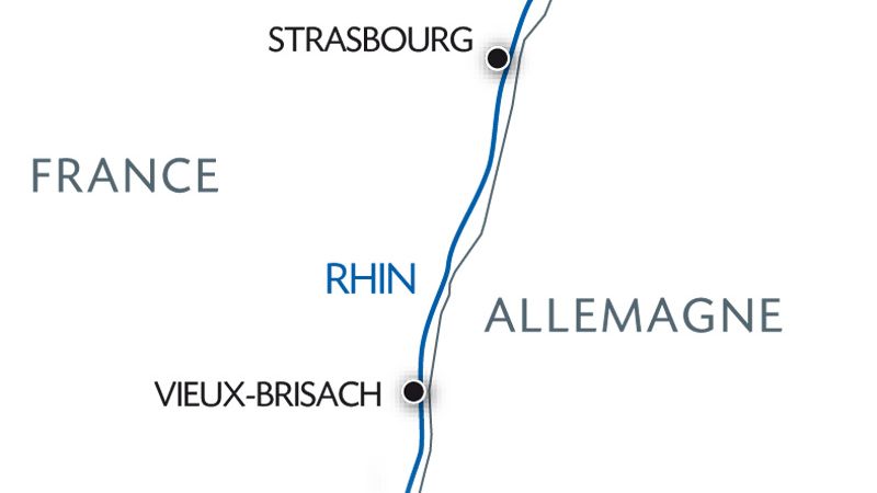 carte Week-end de fête en croisière sur le Rhin, 2 jours - THE_TUB